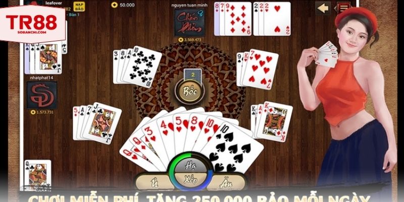 Bàn cược chắn phỏm sân đình xưa