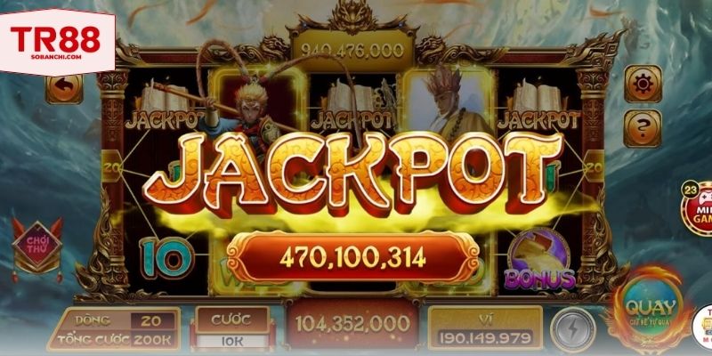Bảng thưởng slot game Tây Du Ký