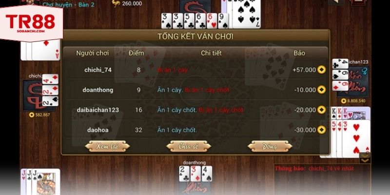 Bộ bài tổ tôm truyền thống đẹp